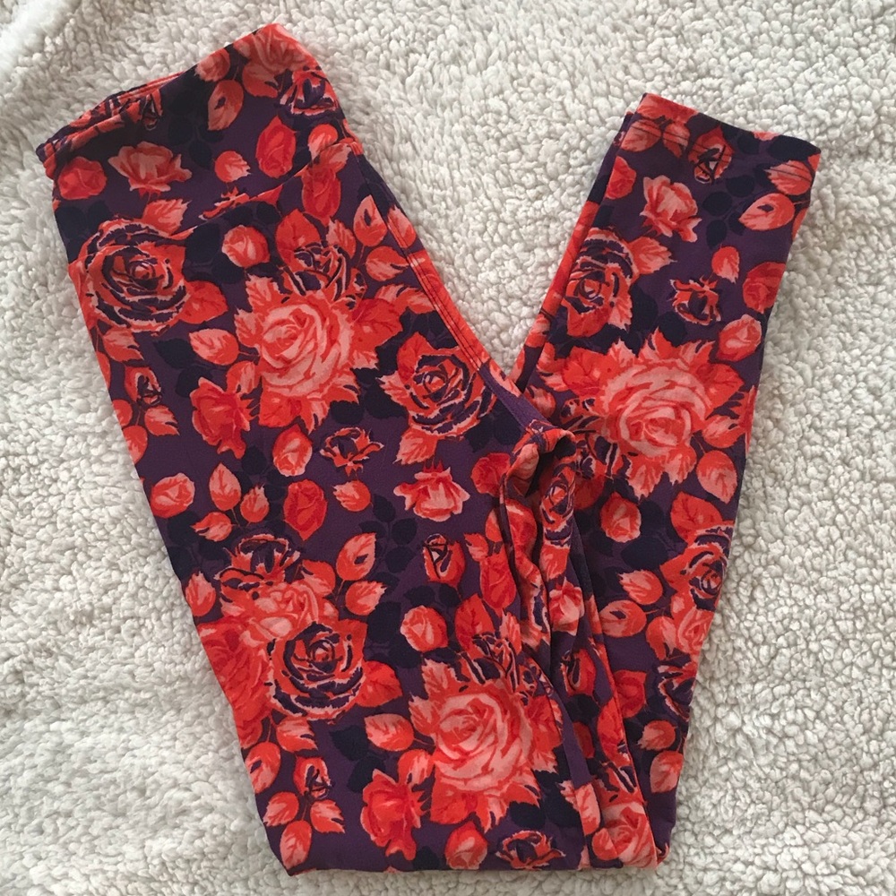 Floral One Size LuLaRoe Leggings